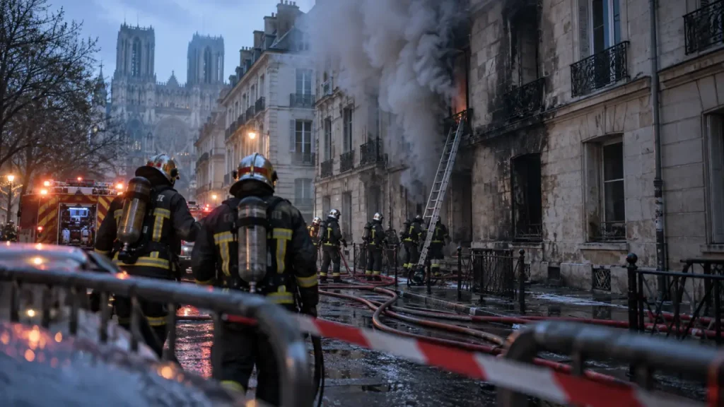Deux incendies d’appartement la même nuit à Reims, une femme retrouvée morte