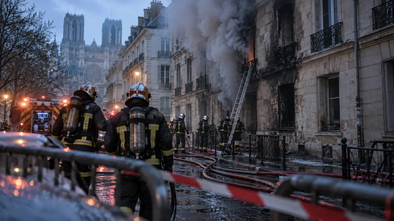 Deux incendies d’appartement la même nuit à Reims, une femme retrouvée morte