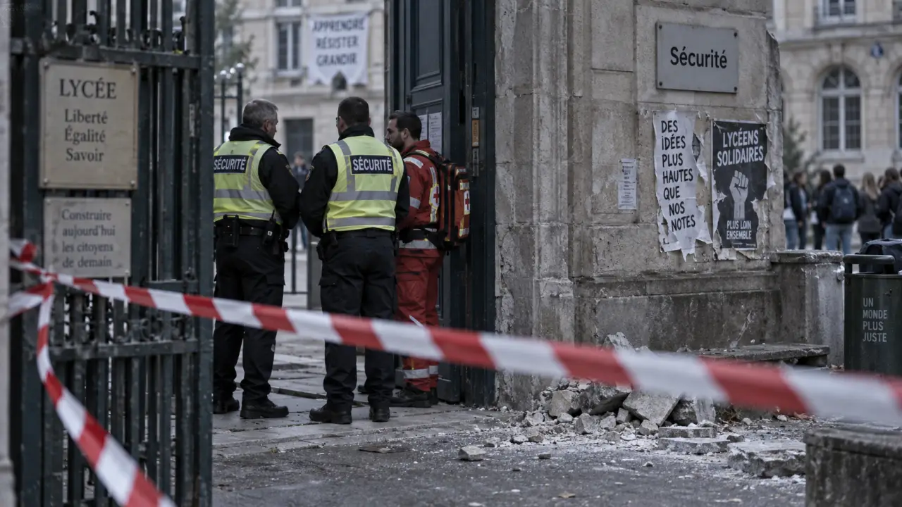 Reims : deux agents blessés par des tirs de mortier au lycée Arago