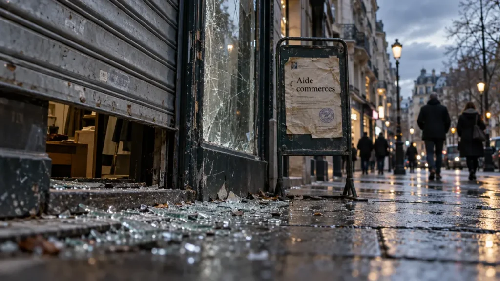 Reims envisage une aide aux commerces dégradés le 17 octobre
