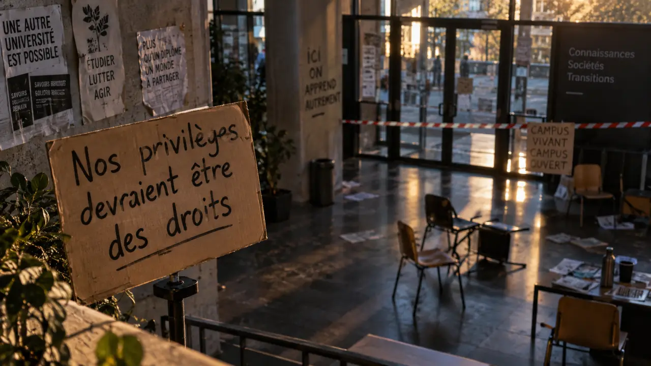 À Reims, le blocus de Sciences Po entraîne l’annulation d’une conférence