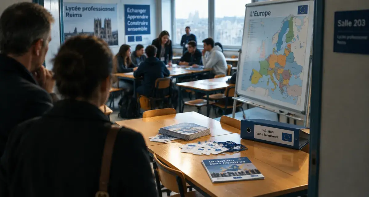 Reims : des experts européens mobilisés dans deux lycées professionnels