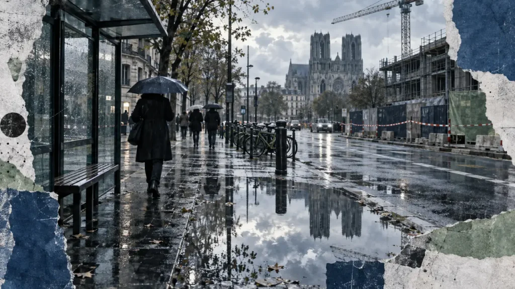 À Reims, la fraîcheur s'installe ce jeudi avec 17 degrés au plus haut