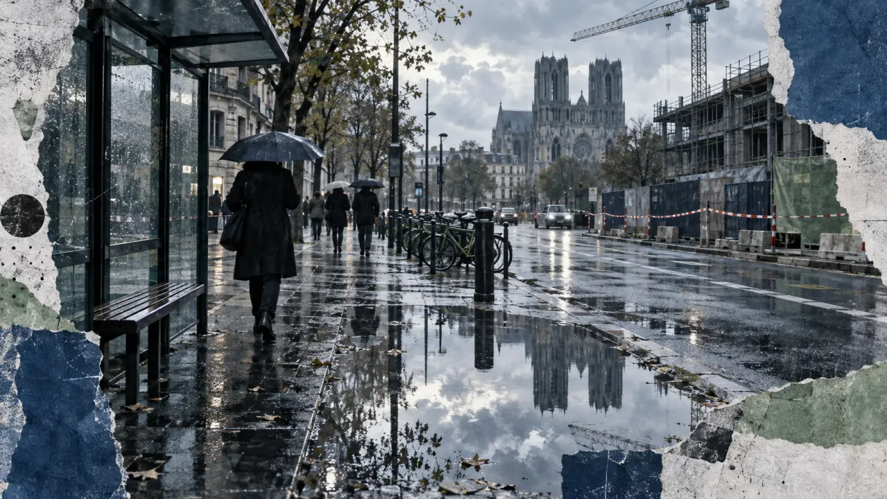 À Reims, la fraîcheur s'installe ce jeudi avec 17 degrés au plus haut