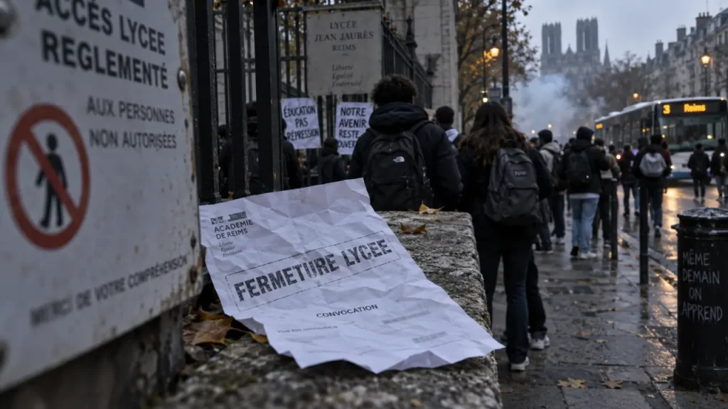 À Reims, huit lycées fermés ce vendredi sur fond de mobilisation