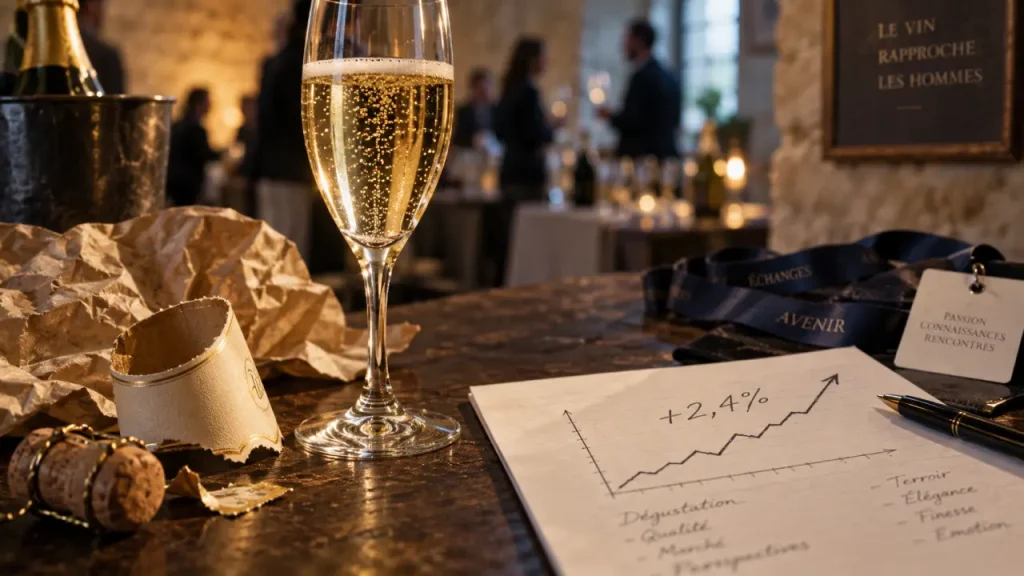 Champagne : le Crédit Agricole évoque un marché contrasté à Reims