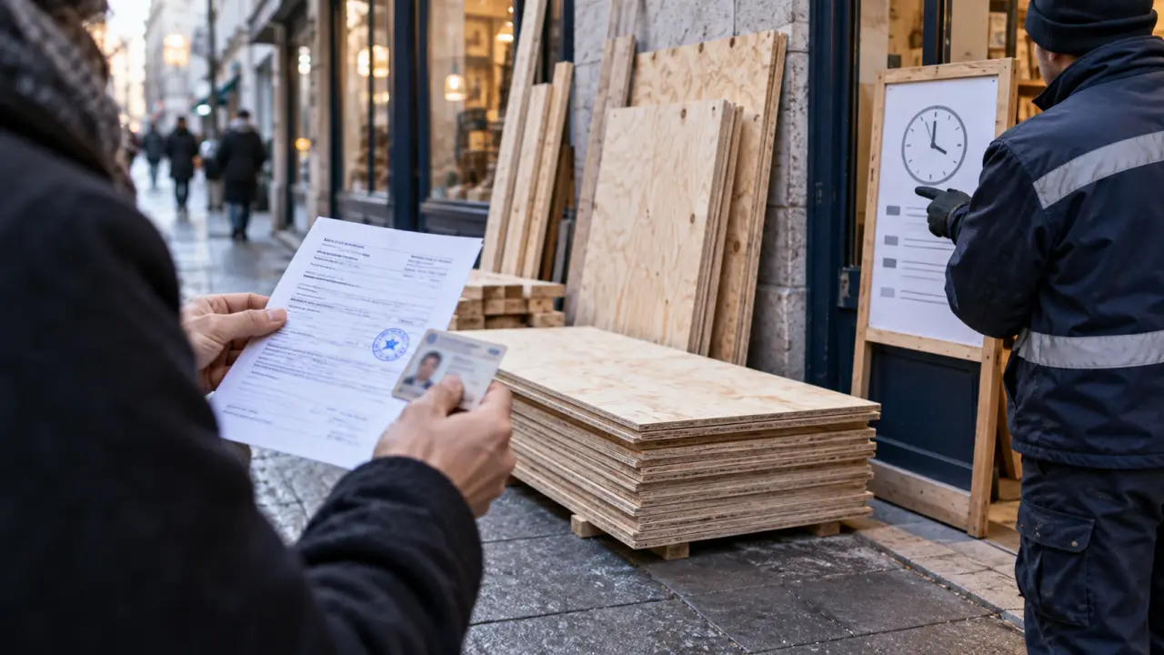Manifestation du 24 octobre à Reims : des panneaux gratuits pour protéger les vitrines