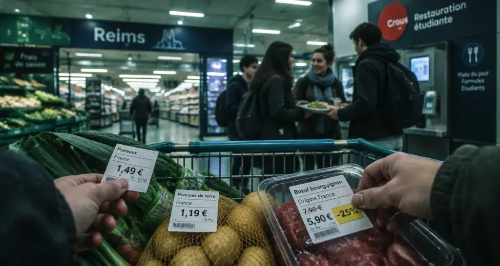 À Reims, retraités et étudiants face au poids des prix alimentaires