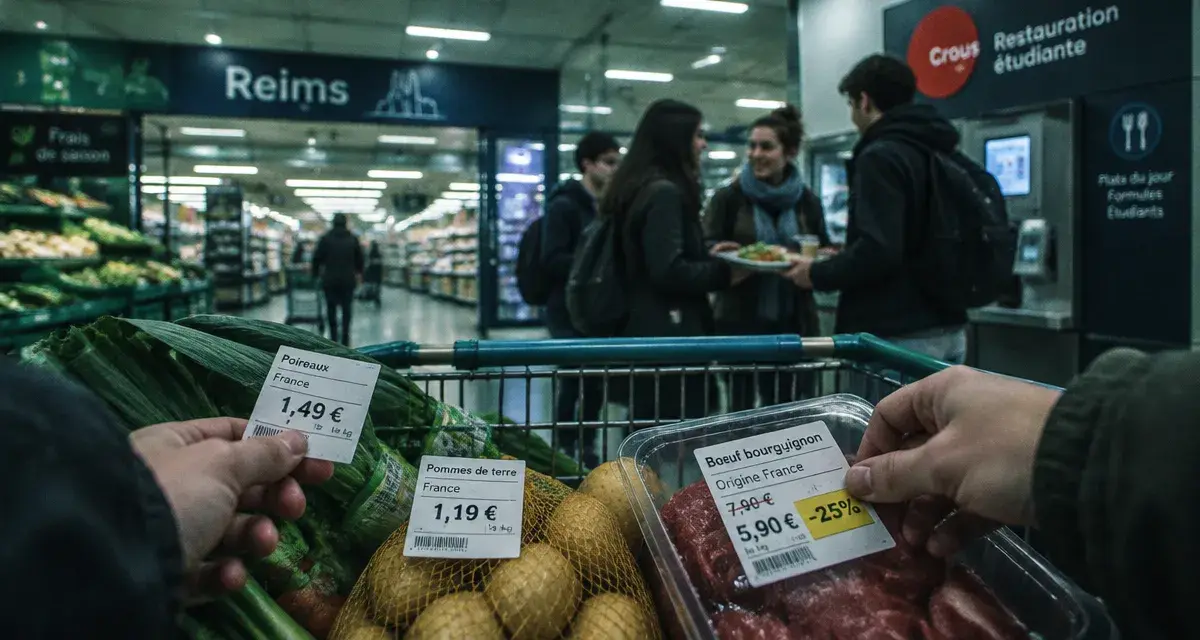 À Reims, retraités et étudiants face au poids des prix alimentaires