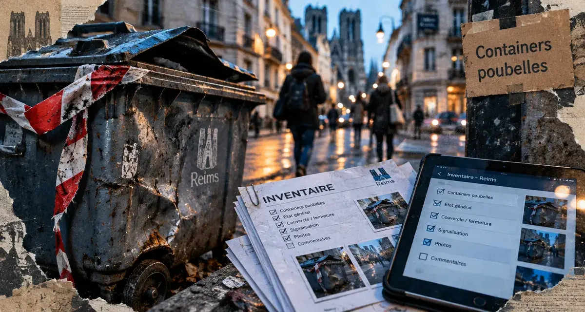 Reims : les demandes de remplacement de containers à poubelles en forte hausse