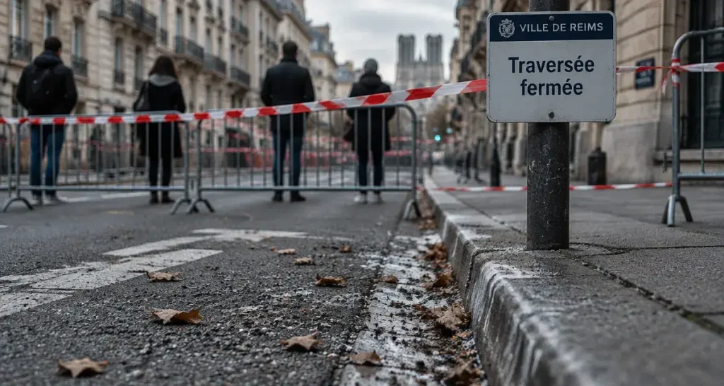 À Reims, la traversée urbaine reste fermée au moins jusqu’à ce lundi