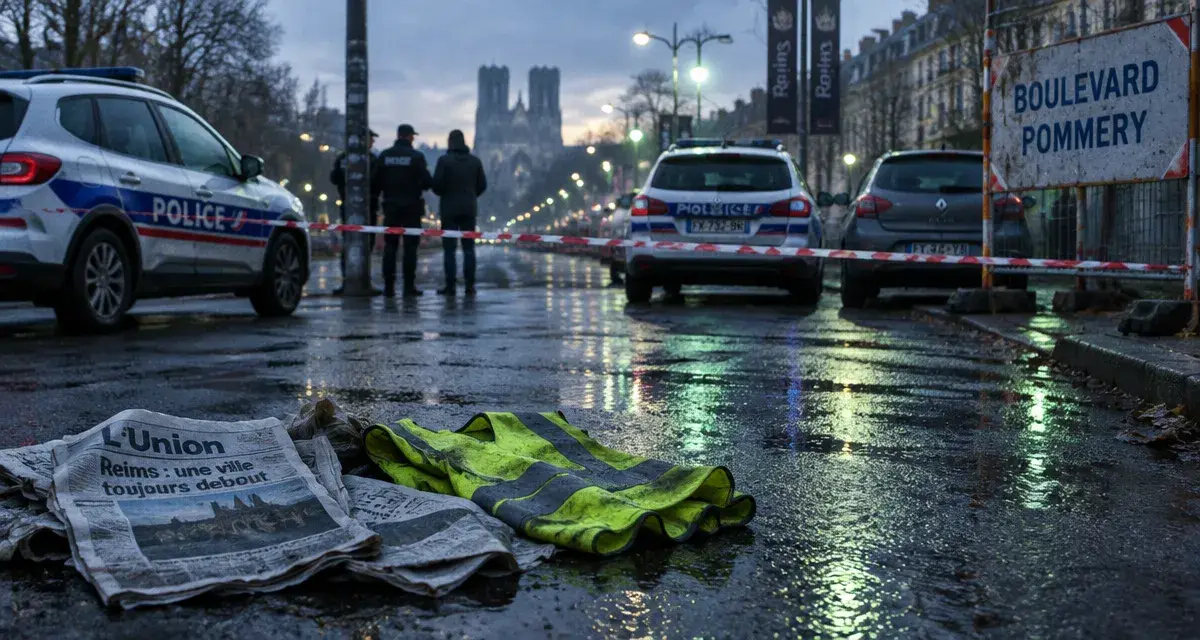 À Reims, une voiture de police impliquée dans un accident, six blessés légers