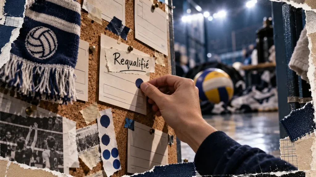 Le Reims Volley 51 au complet avec la requalification de Billel Soualem