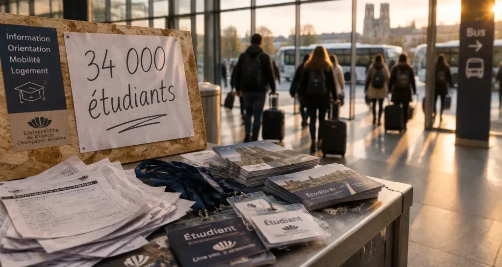 Rentrée étudiante 2026 à Reims : près de 34 000 étudiants recensés