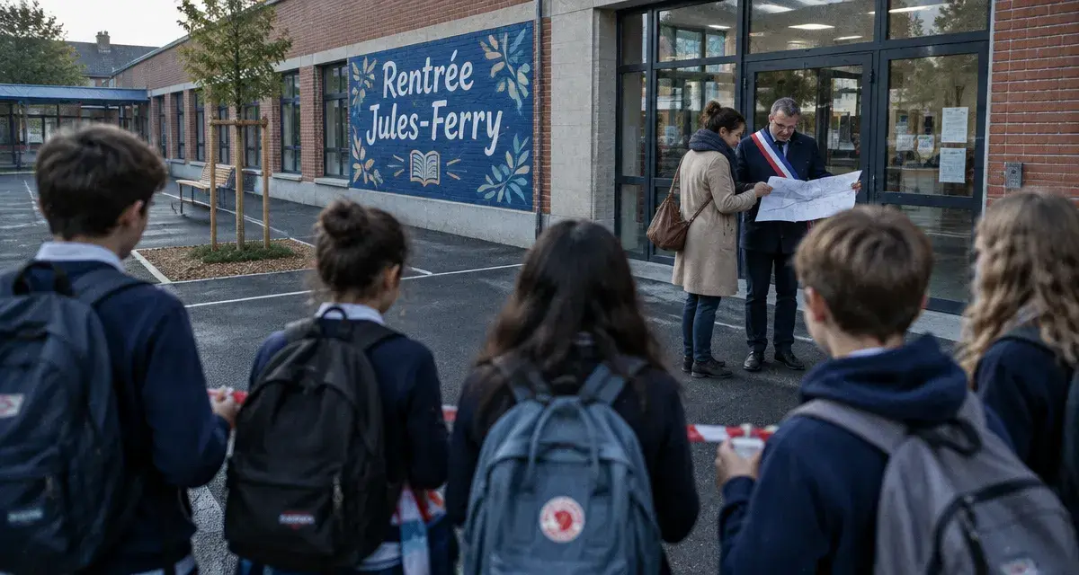 Rentrée à Jules-Ferry à Reims après des travaux menés tout l’été