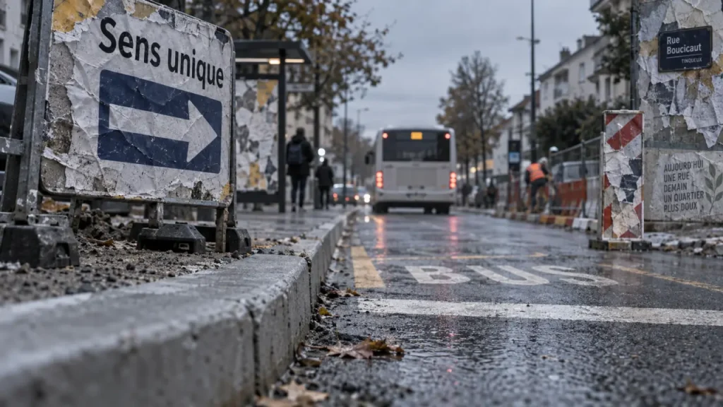 Tinqueux : la rue Boucicaut va passer en partie à sens unique