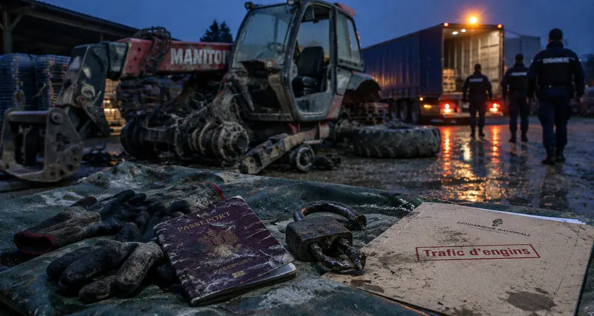 Trafic d’engins agricoles vers la Pologne : trois hommes interpellés