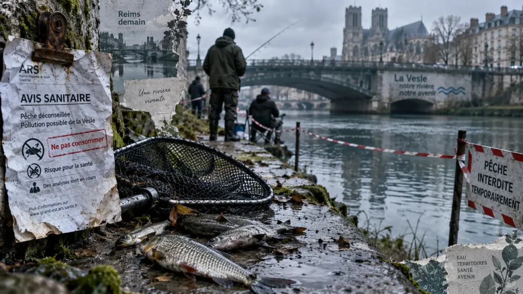 Vesle : ne pas consommer les poissons pêchés à Saint-Brice-Courcelles